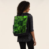 Grey-Schalttafel für Nerd-Leiterplatten Rucksack (Ausgewaschen)