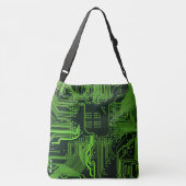 Grey-Schalttafel für Nerd-Leiterplatten Tragetaschen Mit Langen Trägern (Rückseite)