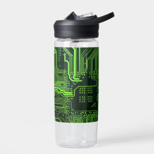Grey-Schalttafel für Nerd-Leiterplatten Trinkflasche