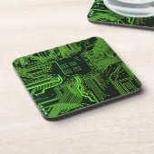 Grey-Schalttafel für Nerd-Leiterplatten Untersetzer (Linke Seite)