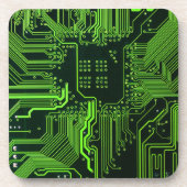 Grey-Schalttafel für Nerd-Leiterplatten Untersetzer (Vorderseite)