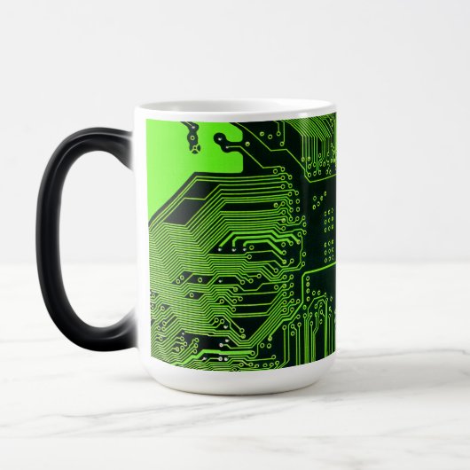 Grey-Schalttafel für Nerd-Leiterplatten Verwandlungstasse (Links)