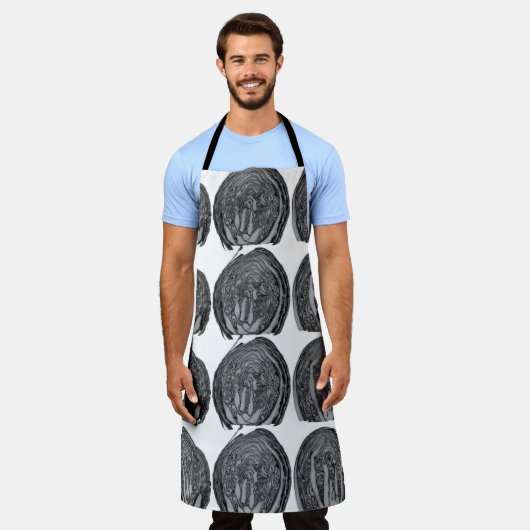 Grey Schürze (Getragen)