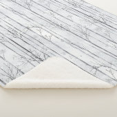 Grey Silver Snowflake Trees   Sherpadecke (3/4)