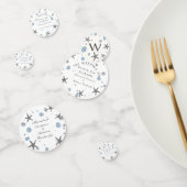 Grey Starfish Blue Beach Wedding Konfetti (Gruppe)