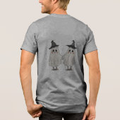 grey t shirt with hallowen design (Rückseite)