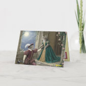 Grey Tabby Valentine Card Feiertagskarte (Rückseite)