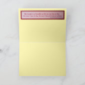 Grey Tabby Valentine Card Feiertagskarte (Innenseite)