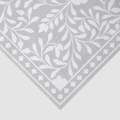Grey Traditional Bone Inlay Decoupage Paper Seidenpapier (Ausschnitt)