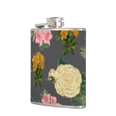 Grey Vintage Floral Flachmann (Links)