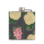 Grey Vintage Floral Flachmann (Rückseite)