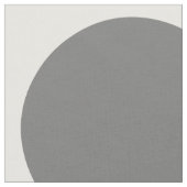 Grey White Big Polka Dots Fabric Stoff (Nahaufnahme)