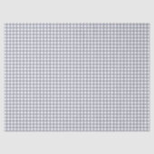 Grey White Gingham Seidenpapier (Vorderseite)