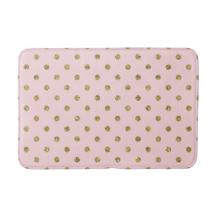 Grey & White Polka Dots Minimal Chic Klasse Niedli Badematte