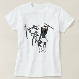 Grey White Twirl Girl T - Shirt