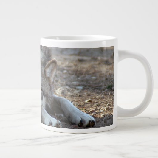 grey-wolf-20 Jumbo-Tasse (Rechts)