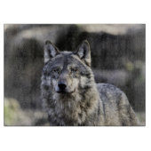 Grey Wolf Schneidebrett (Vorderseite)
