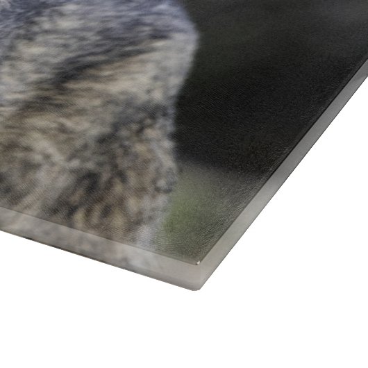 Grey Wolf Schneidebrett (Ecke)