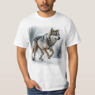 Grey Wolf Tierart T-Shirt