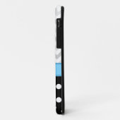 Grey Zickzack Black Polka Dot Blue iPhone 5 Fall Case-Mate iPhone Hülle (Hinten/Links)