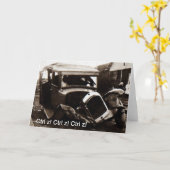 Greycard Car Crash Spaß Karte (Gelbe Blume)