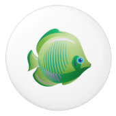 Greyerischer tropischer Cartoon Keramikknauf (Vorderseite)