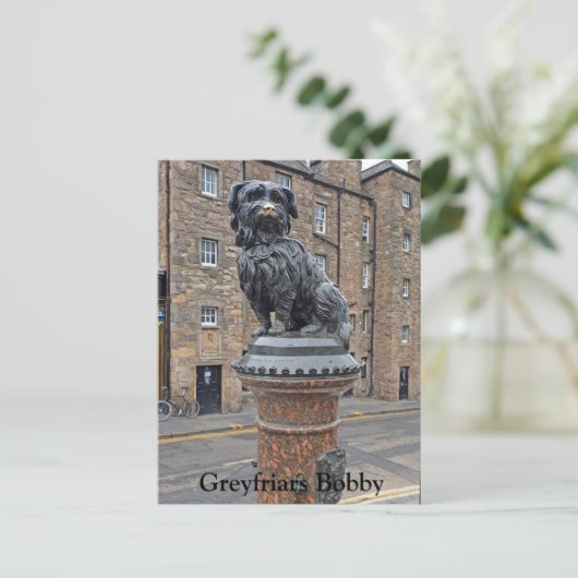 Greyfriars Bobby Postkarte (Stehend Vorderseite)