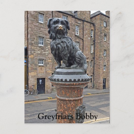 Greyfriars Bobby Postkarte (Vorderseite)