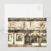 Greyfriars Bobby Pub Edinburgh Vintag Postkarte (Vorne/Hinten)