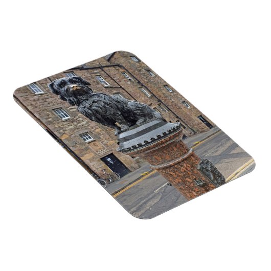 Greyfriars Bobby Statue in Edinburgh Magnet (Rechte Seite)