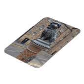 Greyfriars Bobby Statue in Edinburgh Magnet (Linke Seite)