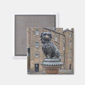 Greyfriars Bobby Statue in Edinburgh Magnet (Vorderseite/Rückseite)