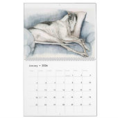 Greyhound 2021 Dog Art Kalender (Jan 2026)