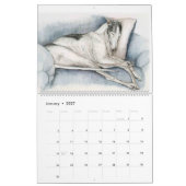 Greyhound 2021 Dog Art Kalender (Jan 2027)