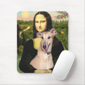 Greyhound 2 - Mona Lisa Mousepad (Mit Mouse)
