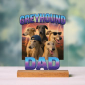 Greyhound Acrylschild (Neutral)