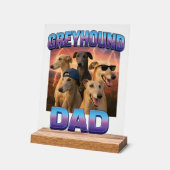 Greyhound Acrylschild (Winkel)