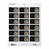 Greyhound Address Labels Adressaufkleber (Vorne)