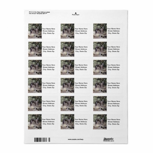 Greyhound Adressaufkleber (Vorne)