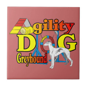 Greyhound-Agility Fliese