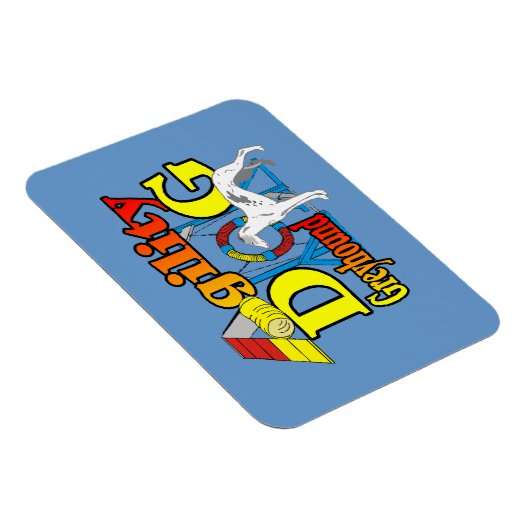 Greyhound-Agility Magnet (Rechte Seite)