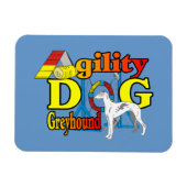 Greyhound-Agility Magnet (Horizontal)