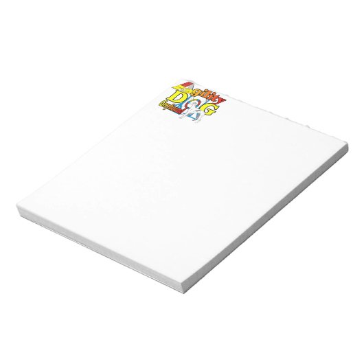 Greyhound-Agility Notizblock (Rotiert)