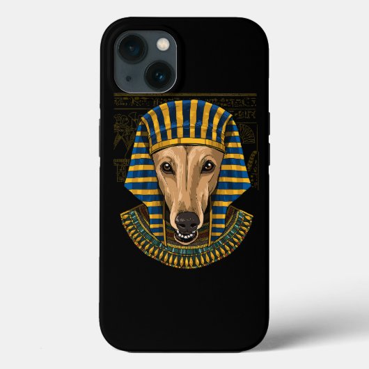 Greyhound Ägyptischer Pharao Historiker Case-Mate iPhone Hülle (Rückseite)