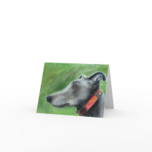 Greyhound Art Card (a53)