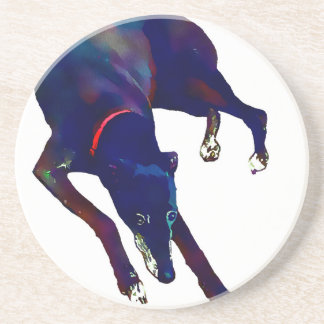 Greyhound Art Getränkeuntersetzer