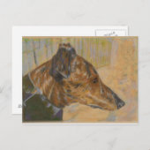 Greyhound Art Postcard Postkarte (Vorne/Hinten)