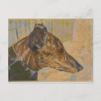 Greyhound Art Postcard Postkarte