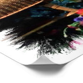 Greyhound Art Print Poster (Ecke)