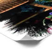 Greyhound Art Print Poster (Ecke)